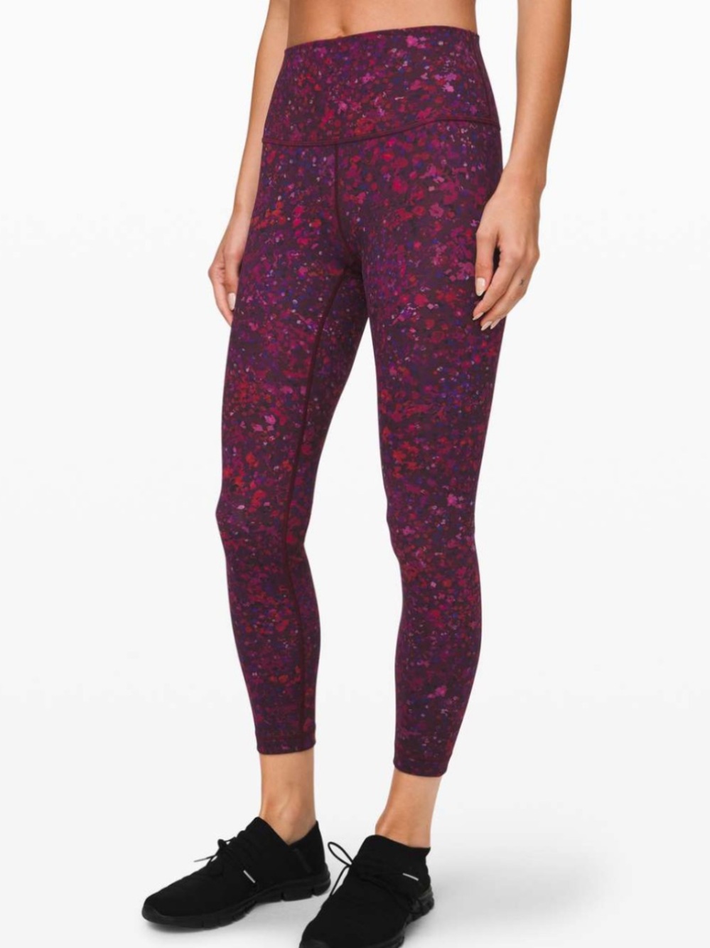 RARE Lululemon Wunder Under HR Tight 25" Lunar New Year Ornamental Floral Multi